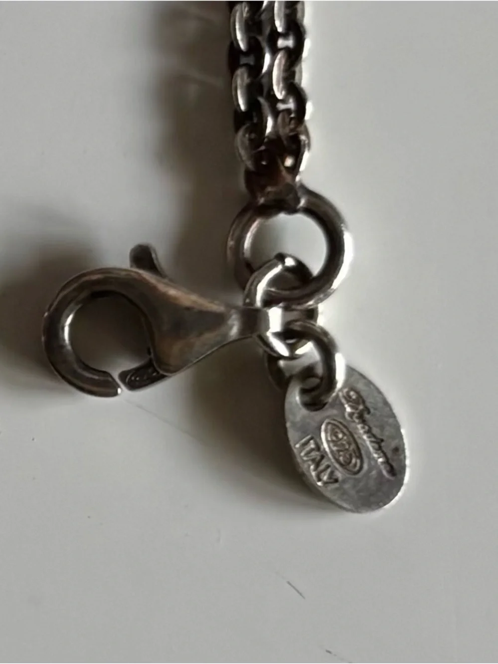 Spanner Italy 925 Sterling Silver Hairdresser Scissors Bracelet 7.5” Stylist